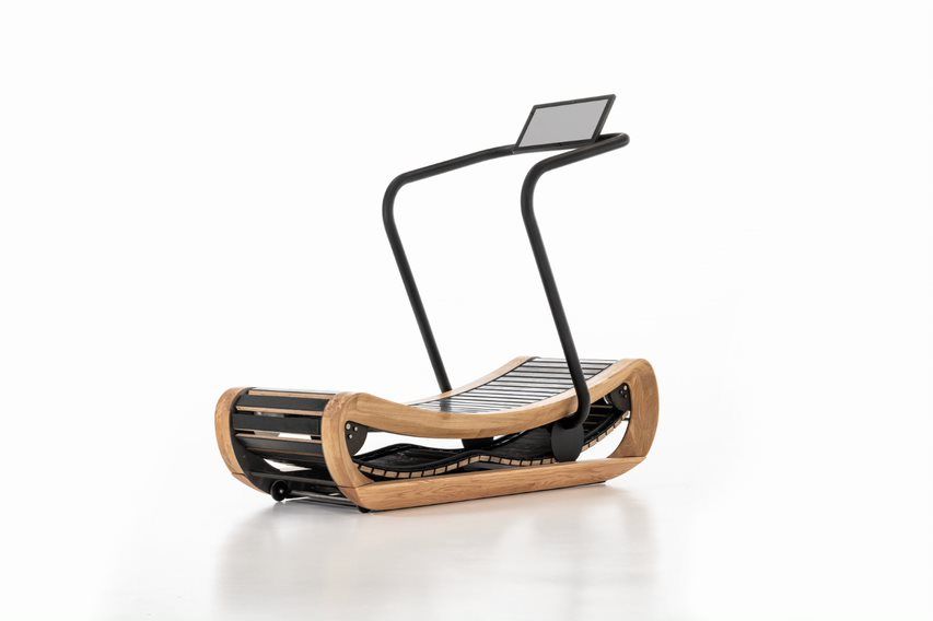 Water rower treadmill outlet